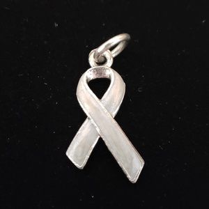 Beaucoup Designs Brain Cancer Ribbon Charm